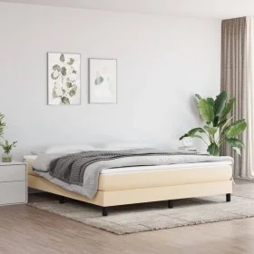 Pocket spring mattress in cream fabric 180x200x20 cm by , Mattresses - Ref: Foro24-347839, Price: 275,86 €, Discount: %