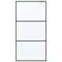 Black frosted ESG glass shower screen 100x195 cm by , Shower walls and screens - Ref: Foro24-152112, Price: 169,68 €, Discoun...