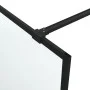 Duschwand aus schwarz gefrostetem ESG-Glas, 100 x 195 cm von , Duschwände und Duschwände - Ref: Foro24-152112, Preis: 182,93 ...