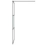 Black semi-frosted ESG glass shower screen 90x195 cm by , Shower walls and screens - Ref: Foro24-152106, Price: 146,40 €, Dis...