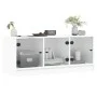 TV-Schrank mit weißen Glastüren 102x37x42 cm von , TV-Möbel - Ref: Foro24-836406, Preis: 68,68 €, Rabatt: %