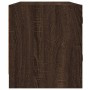 TV-Schrank mit eichenbraunen Glastüren 102x37x42 cm von , TV-Möbel - Ref: Foro24-836412, Preis: 69,33 €, Rabatt: %