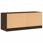 TV-Schrank mit eichenbraunen Glastüren 102x37x42 cm von , TV-Möbel - Ref: Foro24-836412, Preis: 69,33 €, Rabatt: %