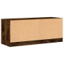 TV-Schrank mit Glastüren aus geräucherter Eiche, 102 x 37 x 42 cm von , TV-Möbel - Ref: Foro24-836410, Preis: 67,49 €, Rabatt: %