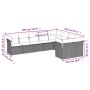8-teiliges Gartensofa-Set und schwarze synthetische Rattankissen von , Gartensets - Ref: Foro24-3250004, Preis: 595,90 €, Rab...