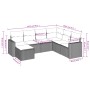 7-piece garden sofa set and beige synthetic rattan cushions by , Modular outdoor sofas - Ref: Foro24-3251636, Price: 468,31 €...