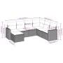 7-piece garden sofa set and beige synthetic rattan cushions by , Modular outdoor sofas - Ref: Foro24-3251636, Price: 477,47 €...