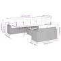 9-teiliges Gartensofa-Set mit beigen synthetischen Rattankissen von , Modulare Sofas für den Außenbereich - Ref: Foro24-32515...