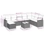 9-piece garden sofa set with beige synthetic rattan cushions by , Modular outdoor sofas - Ref: Foro24-3251706, Price: 581,28 ...