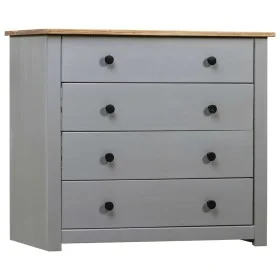 Beistellschrank Panama Range aus grauem Kiefernholz, 80 x 40 x 73 cm von vidaXL, Sideboards - Ref: Foro24-282659, Preis: 146,...