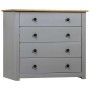 Beistellschrank Panama Range aus grauem Kiefernholz, 80 x 40 x 73 cm von vidaXL, Sideboards - Ref: Foro24-282659, Preis: 154,...