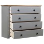 Beistellschrank Panama Range aus grauem Kiefernholz, 80 x 40 x 73 cm von vidaXL, Sideboards - Ref: Foro24-282659, Preis: 154,...