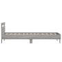 Cama con cabecero madera de ingeniería gris Sonoma 75x190 cm de , Camas y somieres - Ref: Foro24-838573, Precio: 81,12 €, Des...