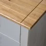 Armario auxiliar madera de pino Panamá Range gris 80x40x73 cm de vidaXL, Aparadores - Ref: Foro24-282659, Precio: 151,69 €, D...