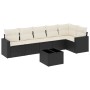 7-piece garden dining set and black synthetic rattan cushions by , Garden sets - Ref: Foro24-3218986, Price: 392,54 €, Discou...