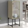Auxiliary cabinet with Sonoma oak glass door 35x37x100 cm by , Sideboards - Ref: Foro24-836555, Price: 51,28 €, Discount: %