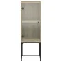 Auxiliary cabinet with Sonoma oak glass door 35x37x100 cm by , Sideboards - Ref: Foro24-836555, Price: 51,28 €, Discount: %