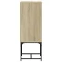 Auxiliary cabinet with Sonoma oak glass door 35x37x100 cm by , Sideboards - Ref: Foro24-836555, Price: 51,28 €, Discount: %