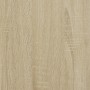 Beistellschrank mit Glastür aus Sonoma-Eiche 35x37x100 cm von , Sideboards - Ref: Foro24-836555, Preis: 51,28 €, Rabatt: %
