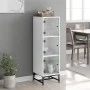 Sideboard mit weißen Glastüren 35x37x120 cm von , Sideboards - Ref: Foro24-836560, Preis: 68,68 €, Rabatt: %