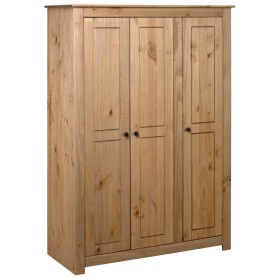 Armario de 3 puertas madera pino Panamá Range 118x50x171,5 cm