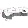 7-piece garden sofa set and beige synthetic rattan cushions by , Modular outdoor sofas - Ref: Foro24-3251676, Price: 445,98 €...