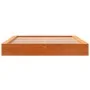 Bettgestell aus massivem, wachsbraunem Kiefernholz, 120 x 190 cm von , Betten und Lattenroste - Ref: Foro24-844434, Preis: 11...