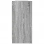 Sonoma graues Holzregal mit Türen 204x37x75 cm von , Bücherregale und Regale - Ref: Foro24-3206536, Preis: 197,97 €, Rabatt: %