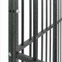 Corralito para perros con 4 paneles acero galvanizado negro de , Casetas para perros - Ref: Foro24-172209, Precio: 106,30 €, ...