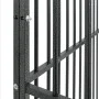 Corralito para perros con 4 paneles acero galvanizado negro de , Casetas para perros - Ref: Foro24-172209, Precio: 104,24 €, ...