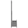 Planter with solid gray fir wood trellis by , Pots and planters - Ref: Foro24-365489, Price: 88,15 €, Discount: %