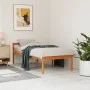 Cama para mayores madera maciza de pino marrón cera 75x190 cm de , Camas y somieres - Ref: Foro24-844150, Precio: 87,79 €, De...
