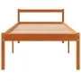 Cama para mayores madera maciza de pino marrón cera 75x190 cm de , Camas y somieres - Ref: Foro24-844150, Precio: 87,79 €, De...
