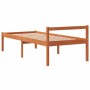 Cama para mayores madera maciza de pino marrón cera 75x190 cm de , Camas y somieres - Ref: Foro24-844150, Precio: 88,85 €
