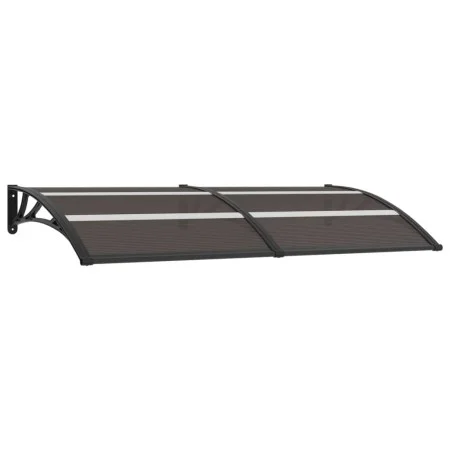 Marquesina de puerta PC negro 200x75 cm de vidaXL, Toldos - Ref: Foro24-144825, Precio: 63,44 €, Descuento: %