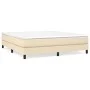 Box spring bed with cream fabric mattress 180x200 cm by , Beds and slatted bases - Ref: Foro24-3144098, Price: 482,06 €, Disc...
