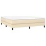 Box spring bed with cream fabric mattress 180x200 cm by , Beds and slatted bases - Ref: Foro24-3144098, Price: 482,06 €, Disc...