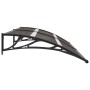 PC Türvordach schwarz 200x75 cm von vidaXL, Markisen - Ref: Foro24-144825, Preis: 63,19 €, Rabatt: %