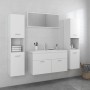 Juego de muebles de baño madera de ingeniería blanco de , Muebles de baño - Ref: Foro24-3071243, Precio: 359,58 €, Descuento: %