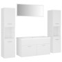Juego de muebles de baño madera de ingeniería blanco de , Muebles de baño - Ref: Foro24-3071243, Precio: 359,58 €, Descuento: %