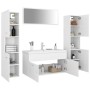 Juego de muebles de baño madera de ingeniería blanco de , Muebles de baño - Ref: Foro24-3071243, Precio: 359,58 €, Descuento: %