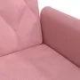 Pink velvet sofa bed with armrests by , Sofas - Ref: Foro24-351947, Price: 279,39 €, Discount: %
