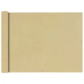 Toldo para balcón tela oxford 90x400 cm beige de , Sombrillas - Ref: Foro24-42334, Precio: 20,81 €, Descuento: %