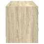 TV cabinet with glass doors Sonoma oak 102x37x42 cm by , TV Furniture - Ref: Foro24-836408, Price: 66,44 €, Discount: %