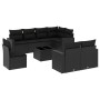8-piece garden sofa set with black synthetic rattan cushions by , Modular outdoor sofas - Ref: Foro24-3251582, Price: 626,67 ...