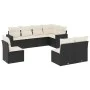 8-piece garden sofa set with black synthetic rattan cushions by , Garden sets - Ref: Foro24-3219056, Price: 468,04 €, Discoun...