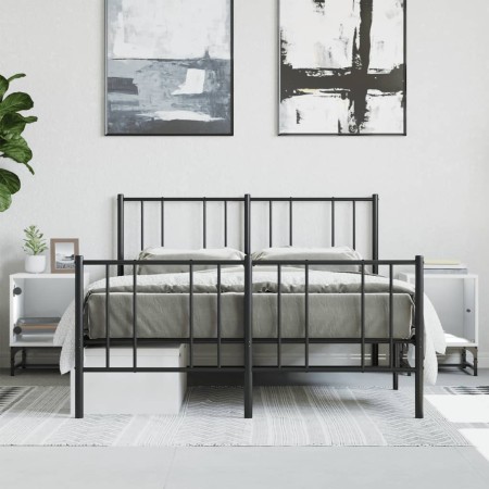 Mesitas de noche con puertas de vidrio 2 uds blanco 35x37x50 cm de , Mesitas de noche - Ref: Foro24-836519, Precio: 47,15 €, ...