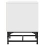 Mesitas de noche con puertas de vidrio 2 uds blanco 35x37x50 cm de , Mesitas de noche - Ref: Foro24-836519, Precio: 47,15 €, ...