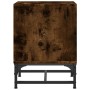 Nachttische mit Glastüren 2 Stück Räuchereiche 35x37x50 cm von , Nachttische - Ref: Foro24-836527, Preis: 45,97 €, Rabatt: %