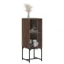 Zusatzschrank mit Glastür aus brauner Eiche 35x37x100 cm von , Sideboards - Ref: Foro24-836559, Preis: 52,08 €, Rabatt: %